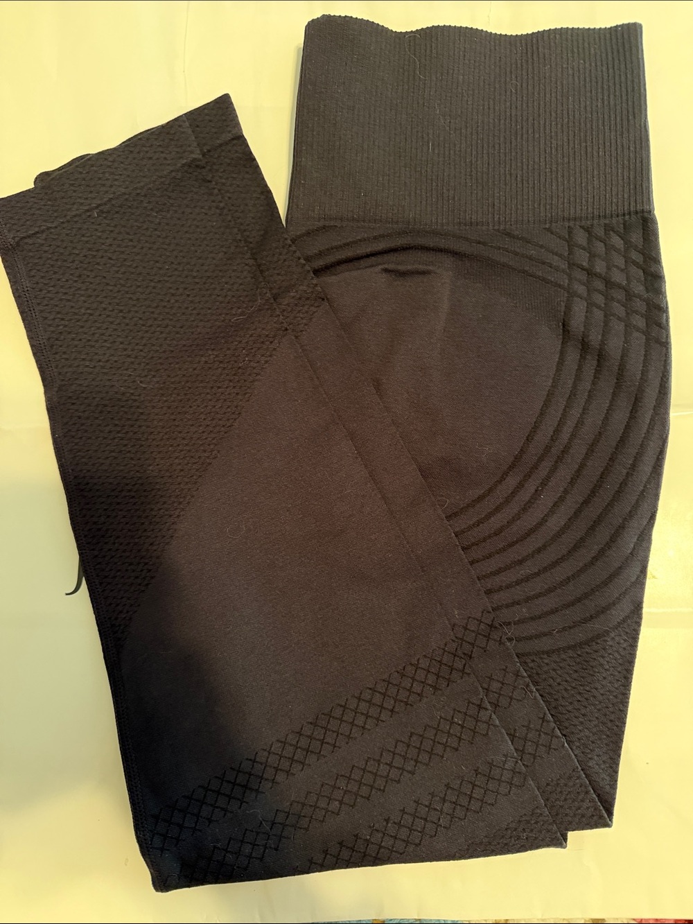 Women's Black Seamless Sculpting Leggings - High-Waist Support